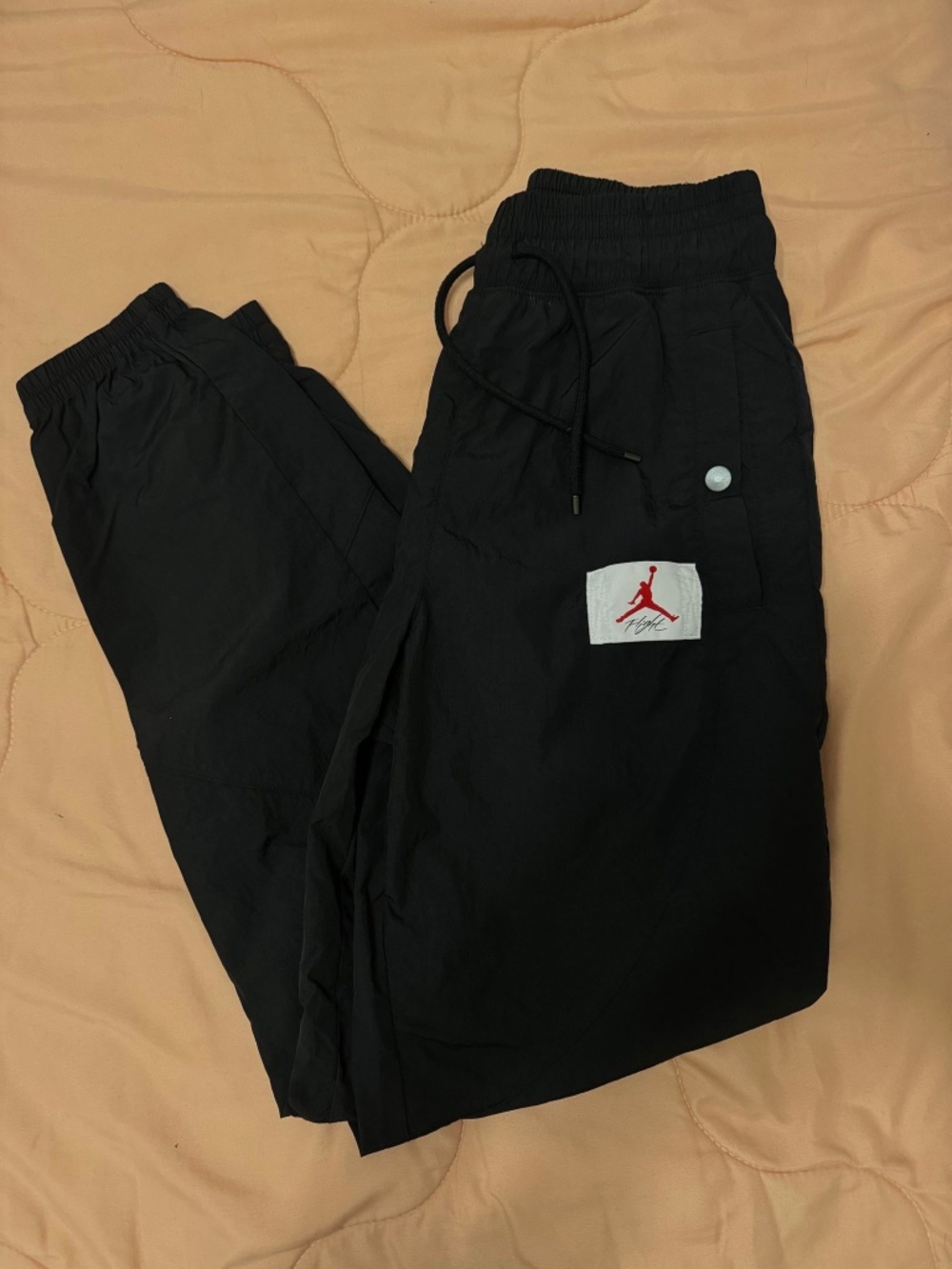 Nike Air Jordan Flight Woven Cuffed Black Track Pants